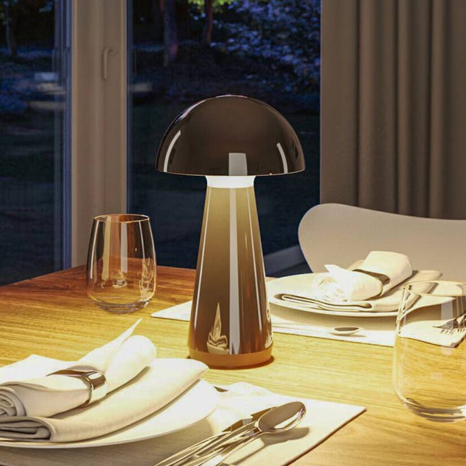 Paulmann 76994 Onzo LED-tafellamp voor buiten 2.6 W Warmwit Zwart