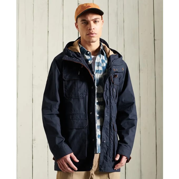 Superdry Mountain Jas Blauw M Man
