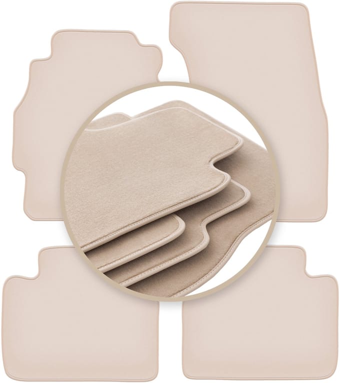 PREMIUM beige matten voor: Honda Civic VI hatchback 3-deurs 1995-2001