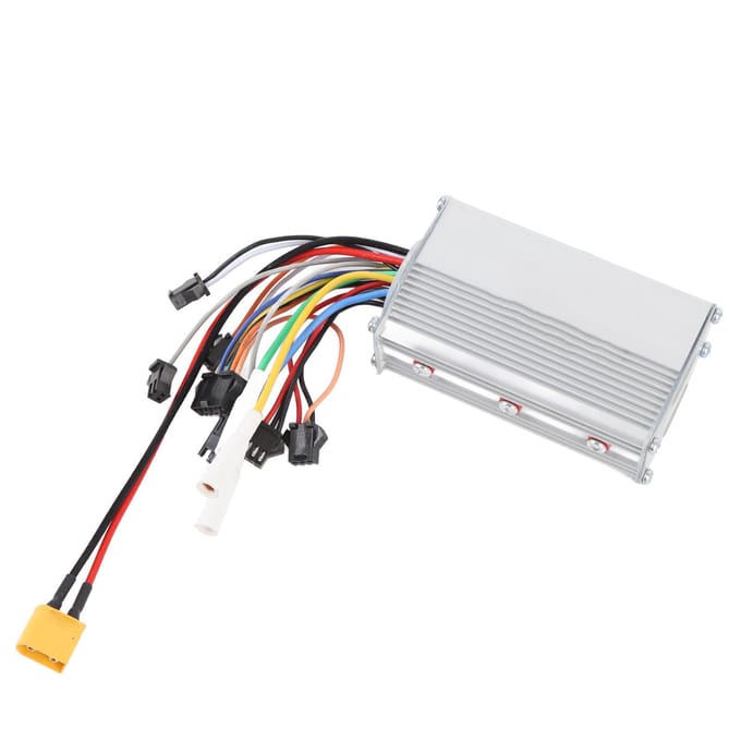 Contrôleur de Vélo Électrique 1200W 48V 25A Contrôleur de Vitesse Moteur Contrôleur à Entraînement Unique pour Scooter Électrique Électrique white
