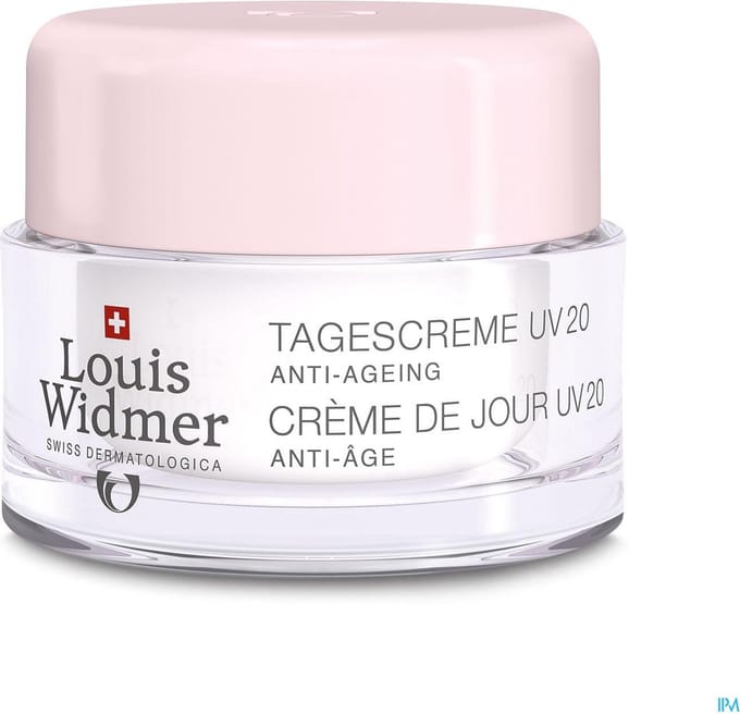 Louis Widmer Dagcrème UV20 - Normale en Droge Huid - Anti-Ageing - 50ml