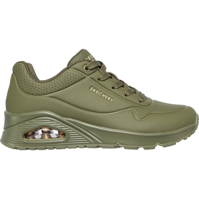 Skechers Uno - Stand On Air - Dames Sneakers - Olijfgroen
