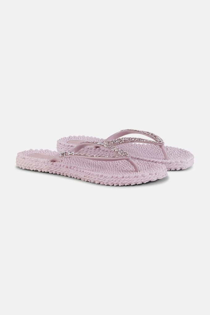 Slippers met koper mix strass steen CHEERFUL03G