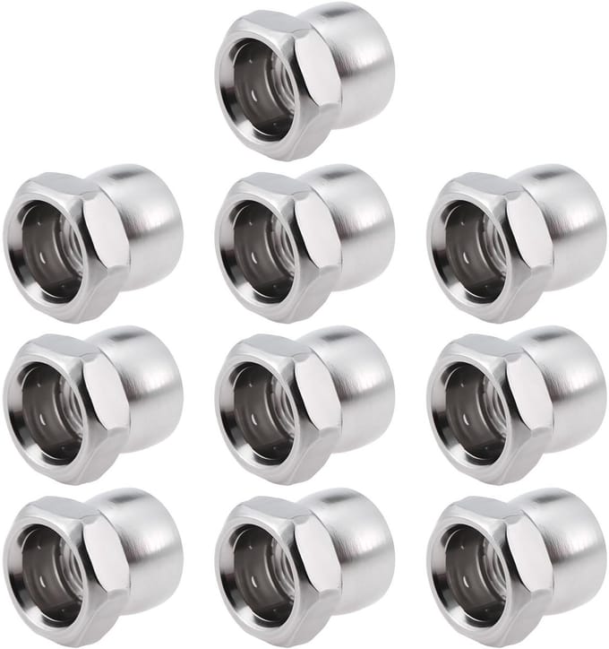 Dailygoods - RVS Moer M6 Anti Diefstal Beveiliging voor Buitenapparatuur