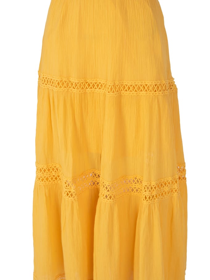 Guess jurk Lace Up Vrouw geel