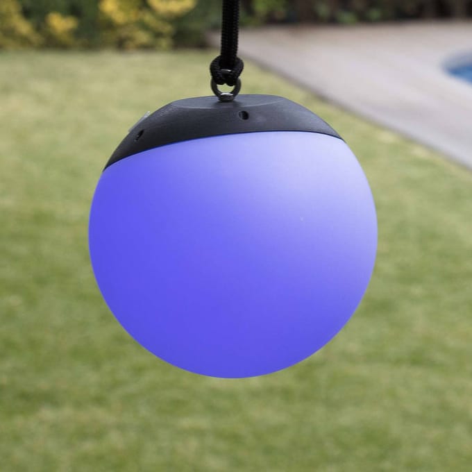 FARO BARCELONA LED buiten-hanglamp Voila, mobiel, RGBW