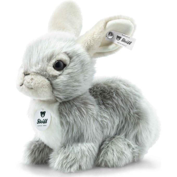 Steiff knuffelkonijn Dormili 21 cm grijs
