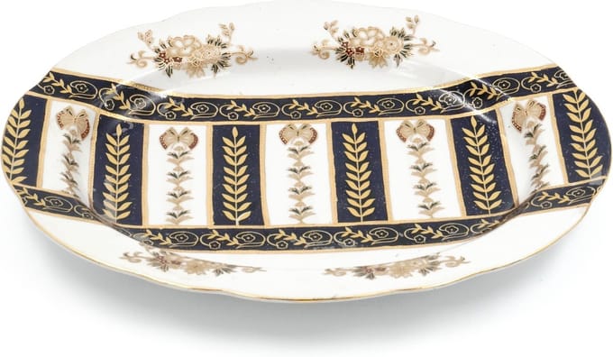Decoratie Schaal / Chinese Schaal – Porselein – Wit - 36x27cm
