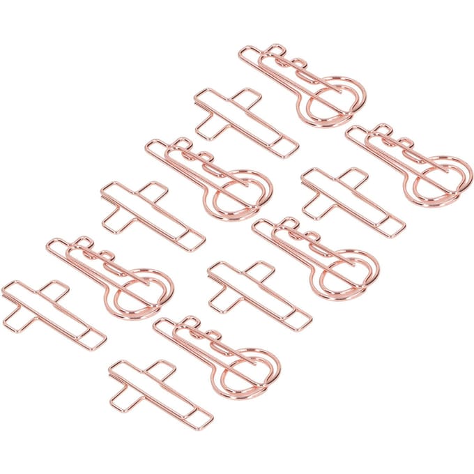100 Stuks Metalen Paperclip Sleutel Kruisvormige Paperclip Bladwijzer Clips Document Notitie Sorteren Organiserende Clip beige