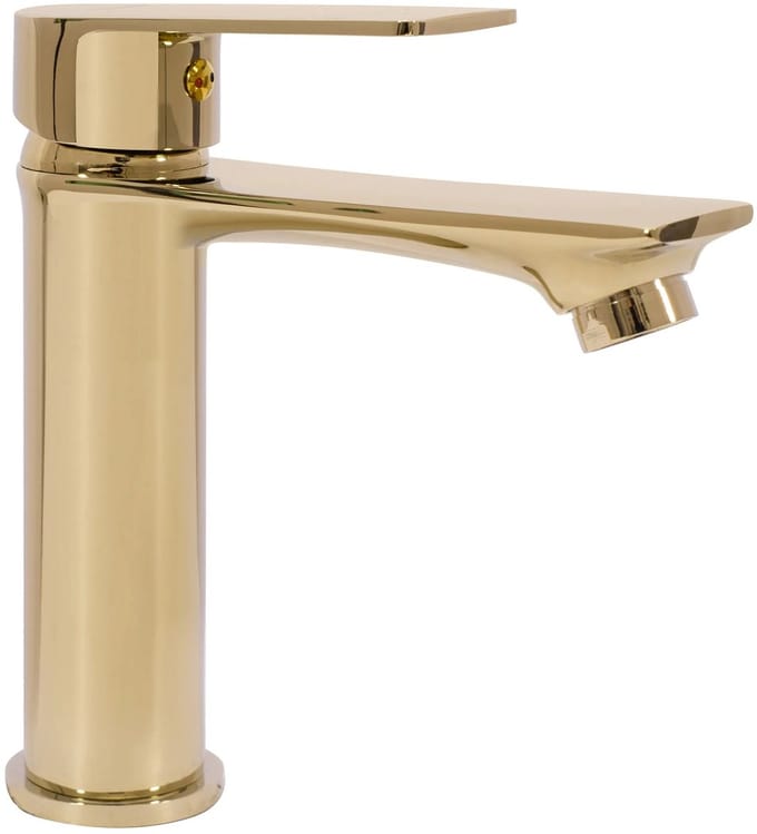 Rea - Mayson - Wastafelkraan - Gouden Low - 16,5X5X16,5Cm