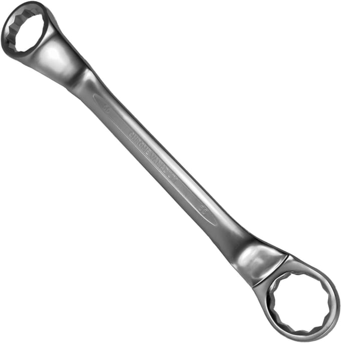 Forsage - Ratelring - Gebogen 45° - 46x50mm