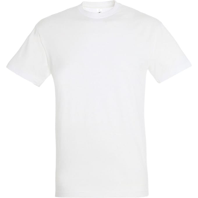 SOLS Heren Regent T-Shirt met korte mouwen (Wit)