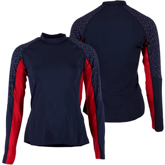 Qhp Trainingsshirt Qhp Eldorado Eventing Kids Donkerblauw