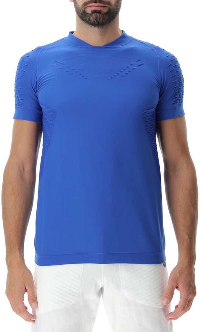 Uyn Run Fit T-shirt Met Korte Mouwen Blauw M Man