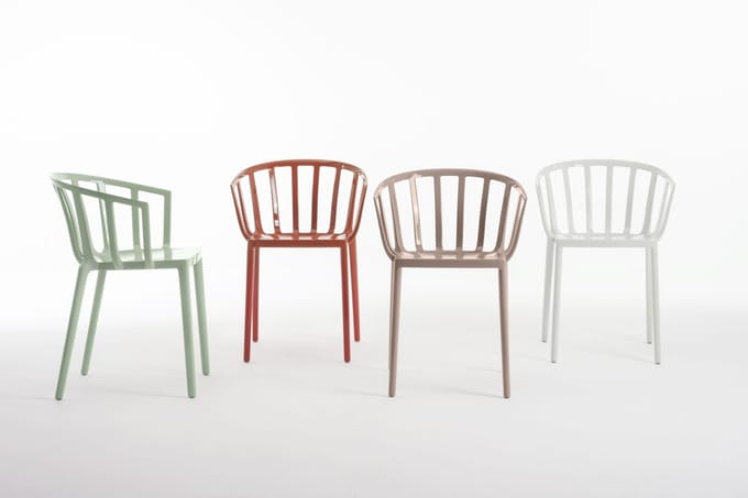 Kartell - Venice armleunstoel - wit