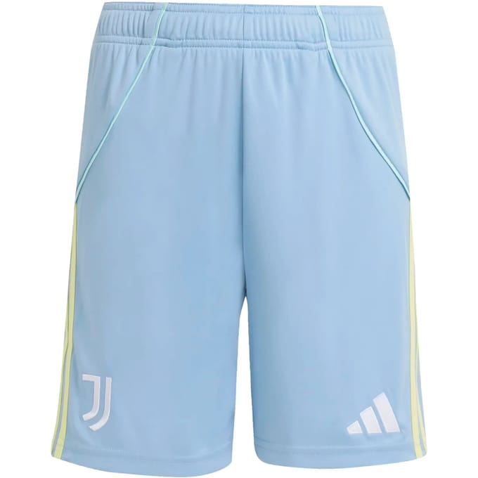 Adidas Juventus Korte Broeken Kinder - Blauw - Maat 159 - 164 CM - Poly Mesh