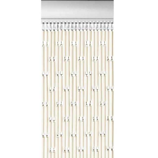 Vliegengordijn-deurgordijn- Tubes 90x210 cm ecru