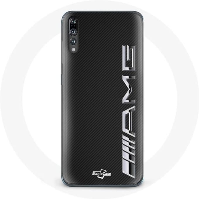 Coque - Huawei - P20 - Logo AMG - Carbone - Protection optimale noir