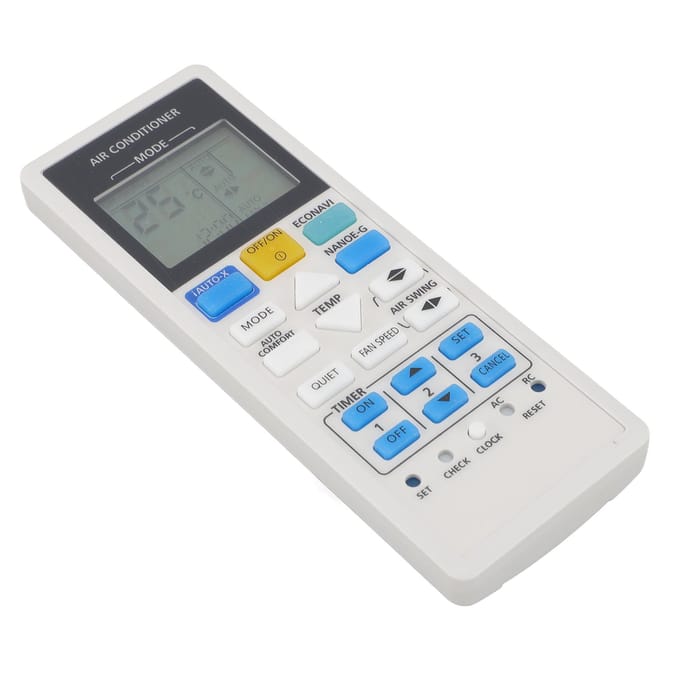 Télécommande de Climatiseur AC Télécommande de Climatisation Remplacement pour CS-RE9SKA white