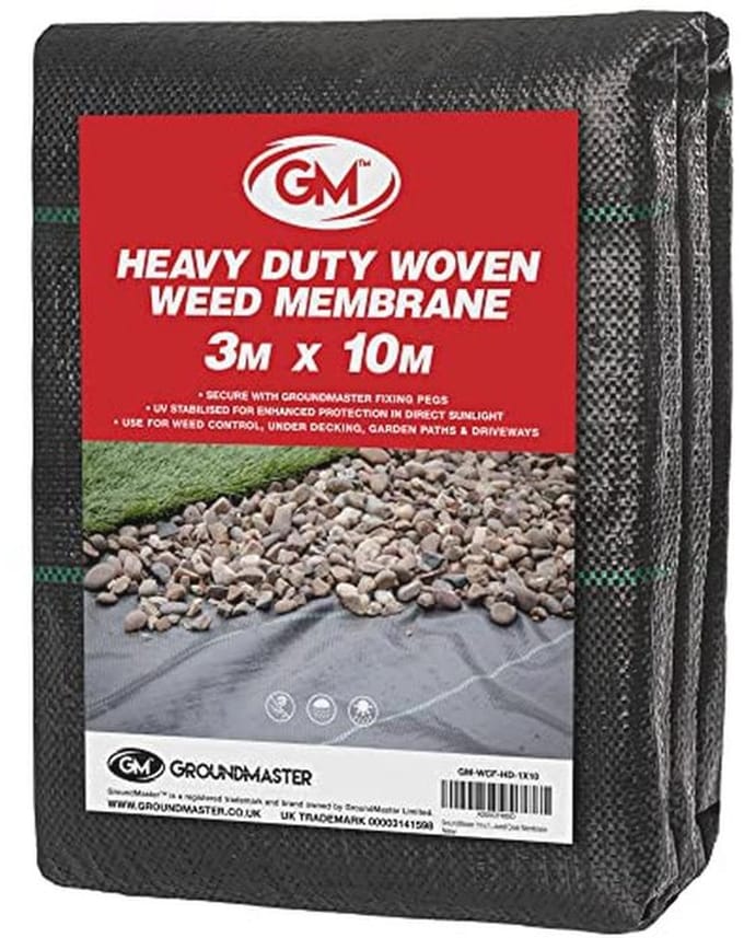 Extra Sterke Onkruiddoek 3 m x 10 m - Waterdoorlatend Bodemweefsel voor Tuin en Oprit