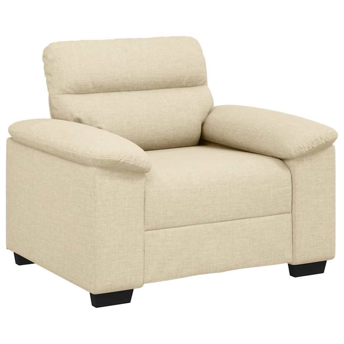 vidaXL - Sofastoel - Crème - 100x81x84 - cm - Stof