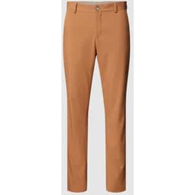 Slim fit pantalon in effen design, model 'LIAM'