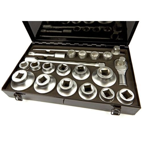 HBM 21 Delige 1 inch Doppenset