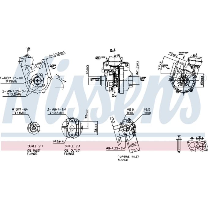 Supercharger, drukvulling NISSENS 93223