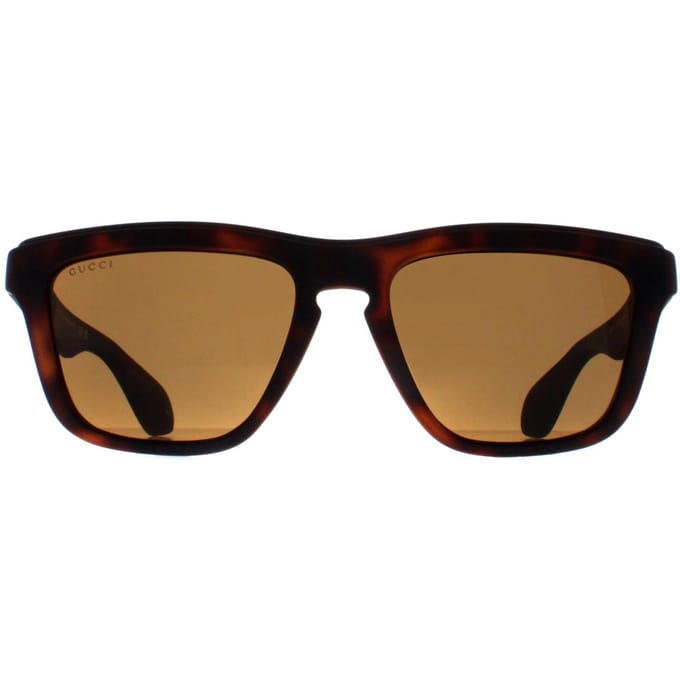 Gucci Rechthoek Unisex Havana Bruin GG1571S