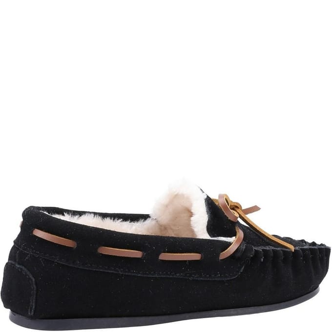 Hush Puppies Kinderen/Kinderen Addison Suède Slippers (Zwart)