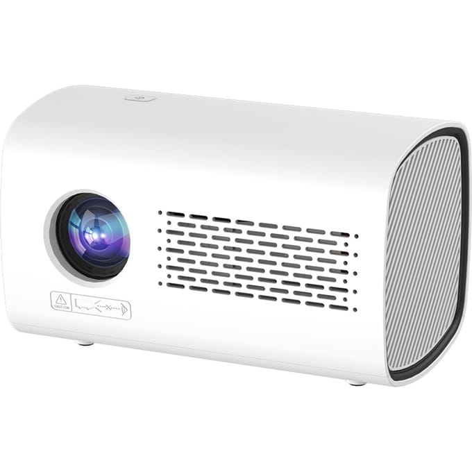 Mini Projector 720P Home Theater met WiFi6 Ondersteuning 150in Display Same Screen Techniek Film US Plug wit