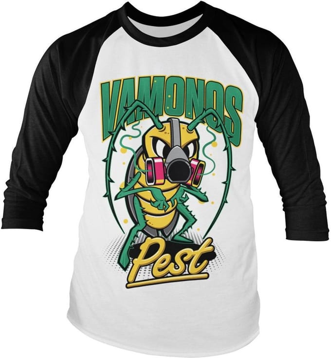 Breaking Bad Vamanos Pest Bug- Base-ball Lon-g Sleeve Tee SP-19-BB019-H68-16
