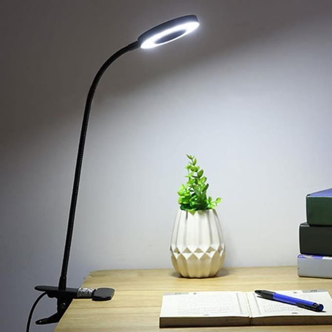Tafellamp voor tatoeëren - Schoonheid - Nagellamp - LED - USB - 360° verstelbaar zwart