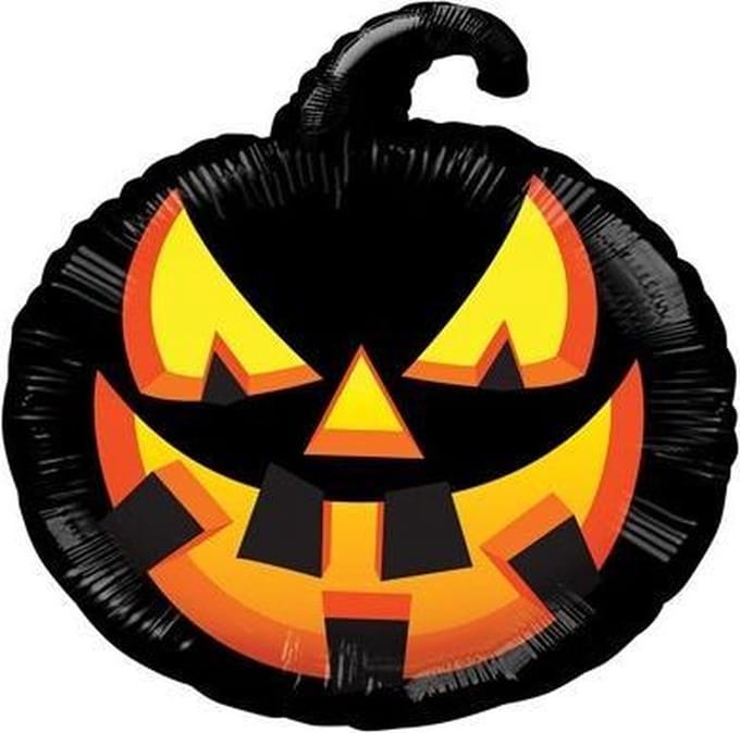 Halloween folieballon pompoen "scary pumpkin"