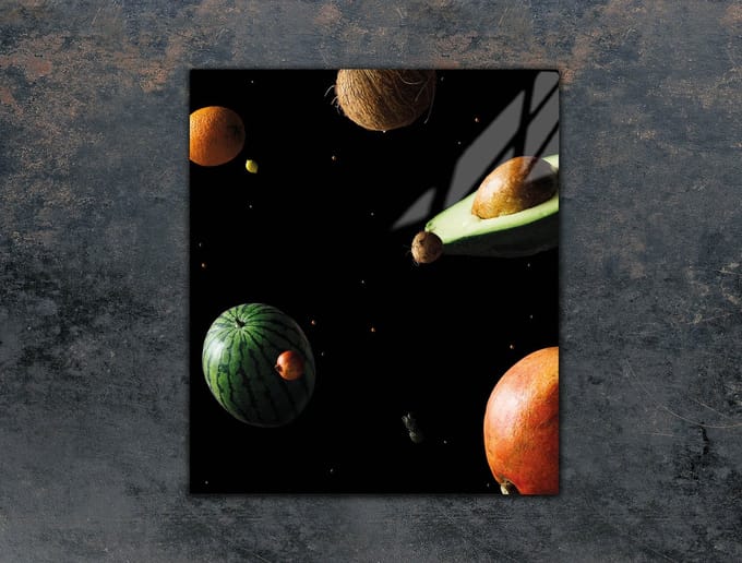 TMK ArtDeko Serie - Snijplank - 45x52 cm - Glas - Ovaal