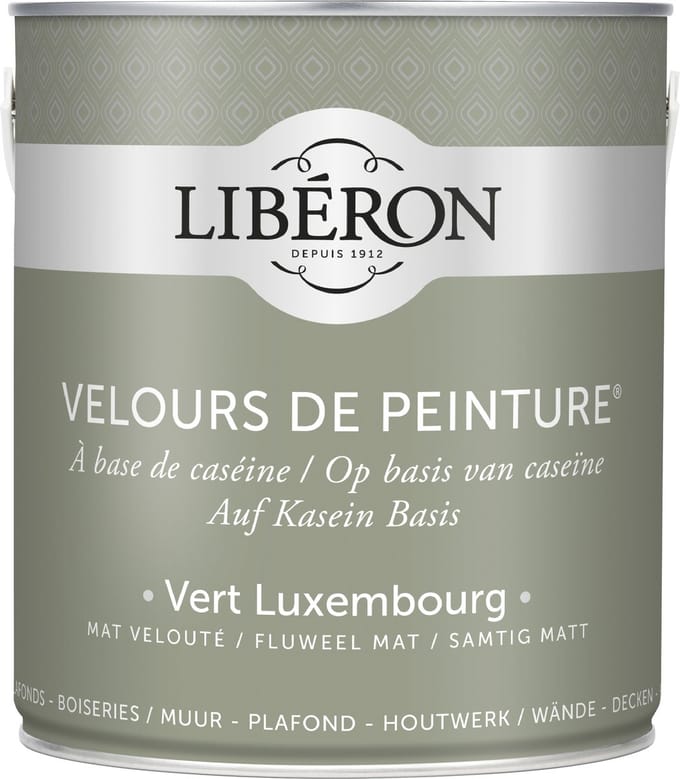Liberon Velours De Peinture Muurverf - Mat - Vert Luxembourg - 2,5l