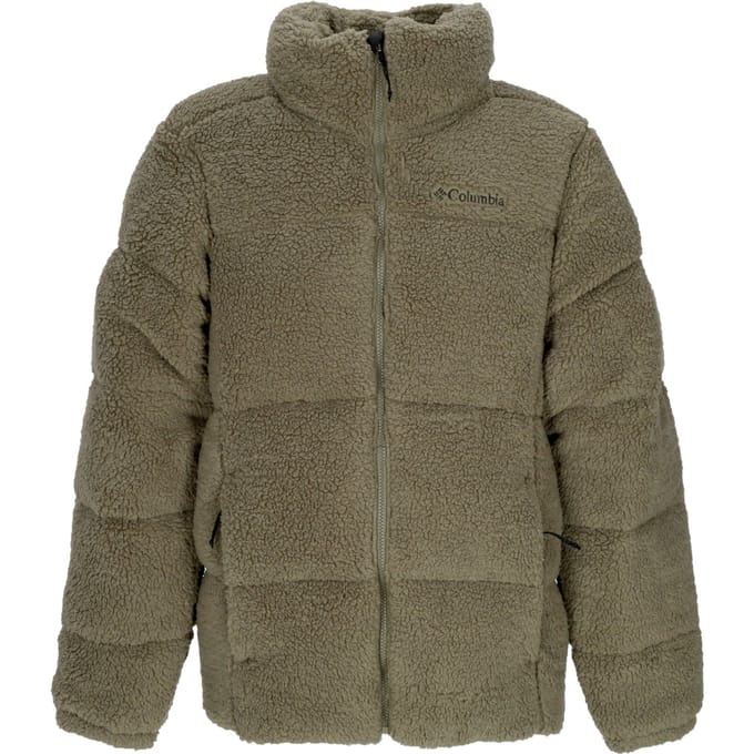 Mannen Beer Puffect Sherpa Jacket Stone Green
