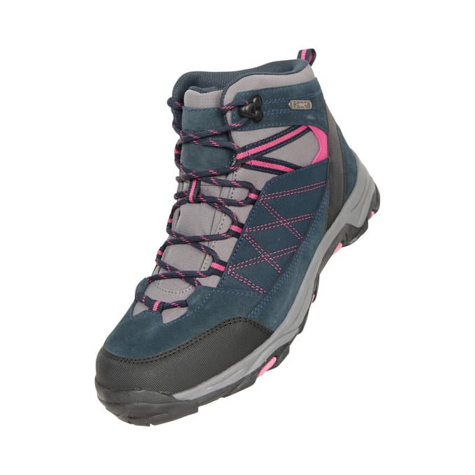 Mountain Warehouse Dames/Dames Rapid Suède Waterdichte Wandelschoenen (Marine)