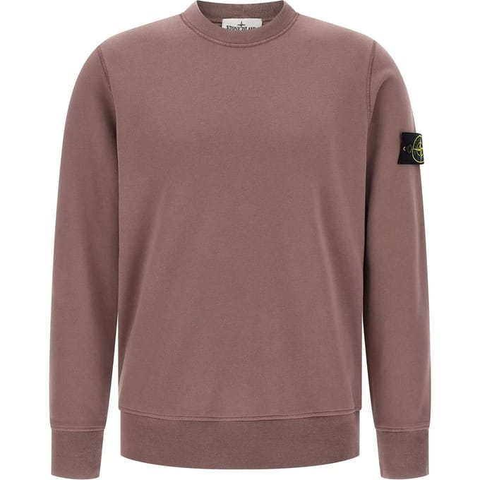 Stone Island Paars Katoenen Sweatshirt