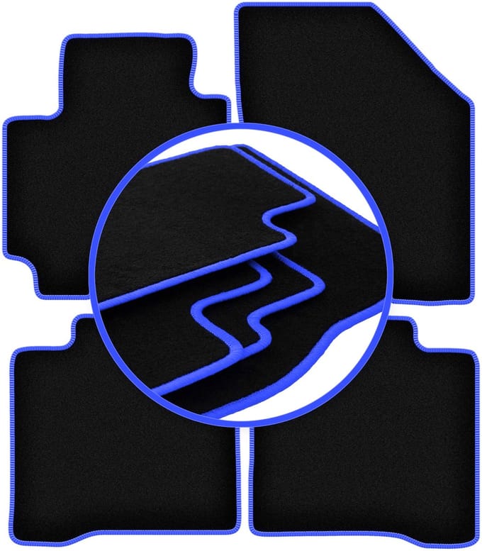 CARLUX-BLUE automatten voor: Suzuki Baleno II hatchback (2015-)
