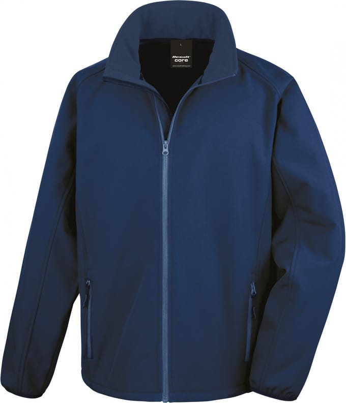 Result Printable Soft Shell Jacket RT231 - Navy/Navy - M