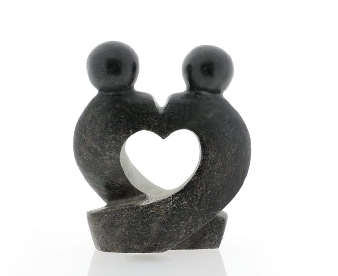 Beeld twee personen liefde