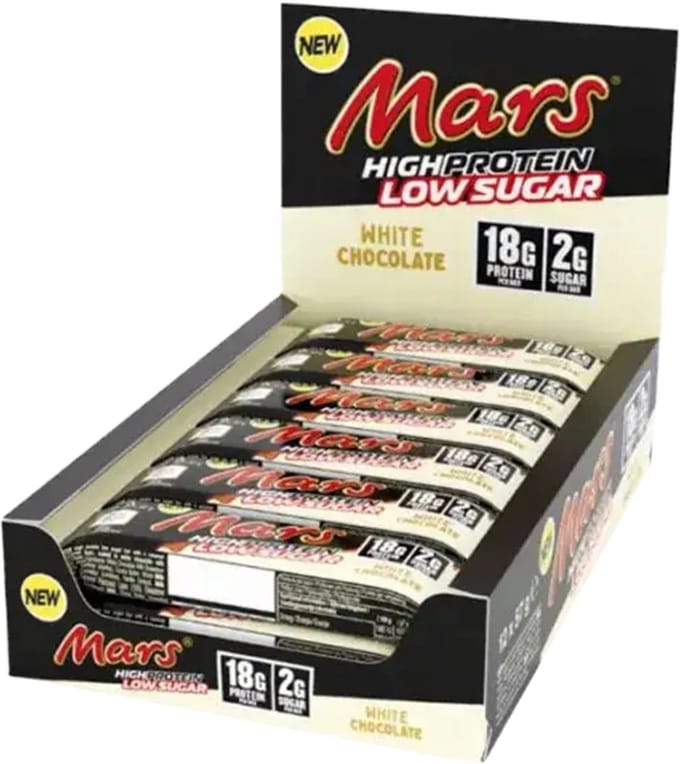 Mars White Low Sugar High Protein Bar (12x57g) White Chocolate - Repen - Eiwit Repen