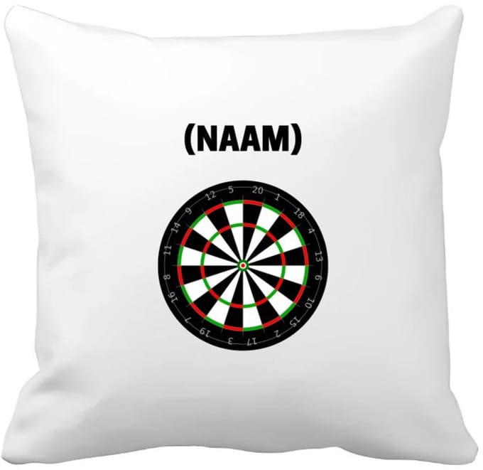 Akyol - darten met eigen naam Kussen hoes - Dartbord - darter - sport - 40 bij 40 cm