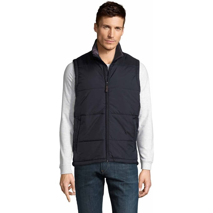 SOLS Warm Unisex Gewatteerd Bodywarmer Jasje (Marine)