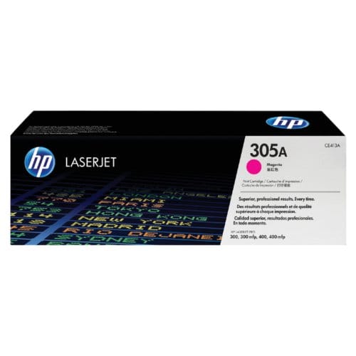 Tonercartridge hp ce413a 305a rood