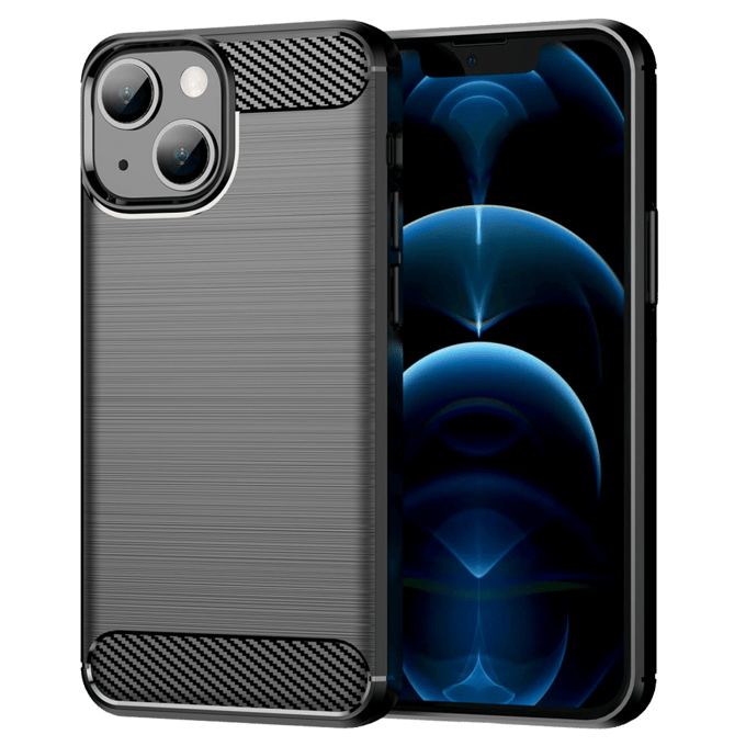 Mocaa iPhone 13 Schokbestendig Beschermhoesje Zwart