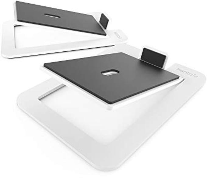 Desktop Speaker Stands voor Grote Luidsprekers - 2 Stuks (Wit)