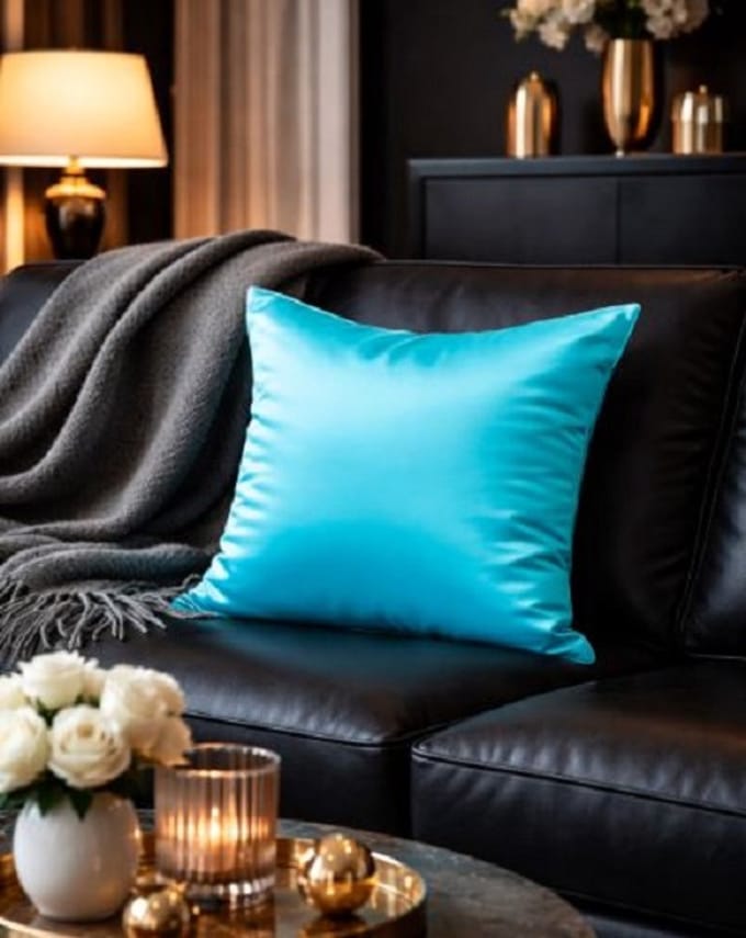 Soft Glow Collection Kussenhoes – Lichtblauw – 45x45 cm