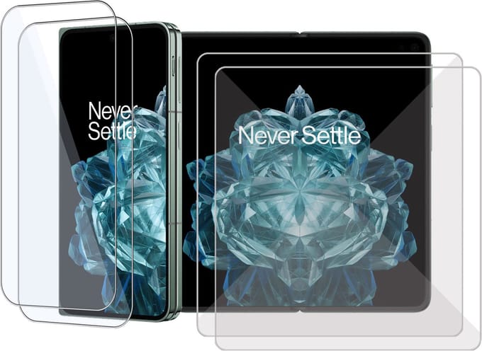 2x Geschikt voor OnePlus Open - Screenprotector - Beschermglas Folie